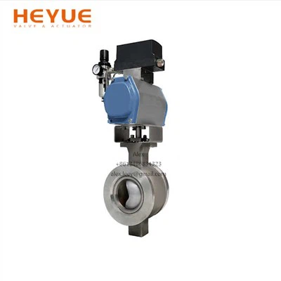 空気圧Vポートボールバルブ